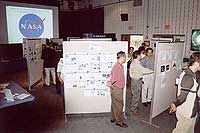 The Goddard Visitors Center auditorium during the Poster and Vendor Session
